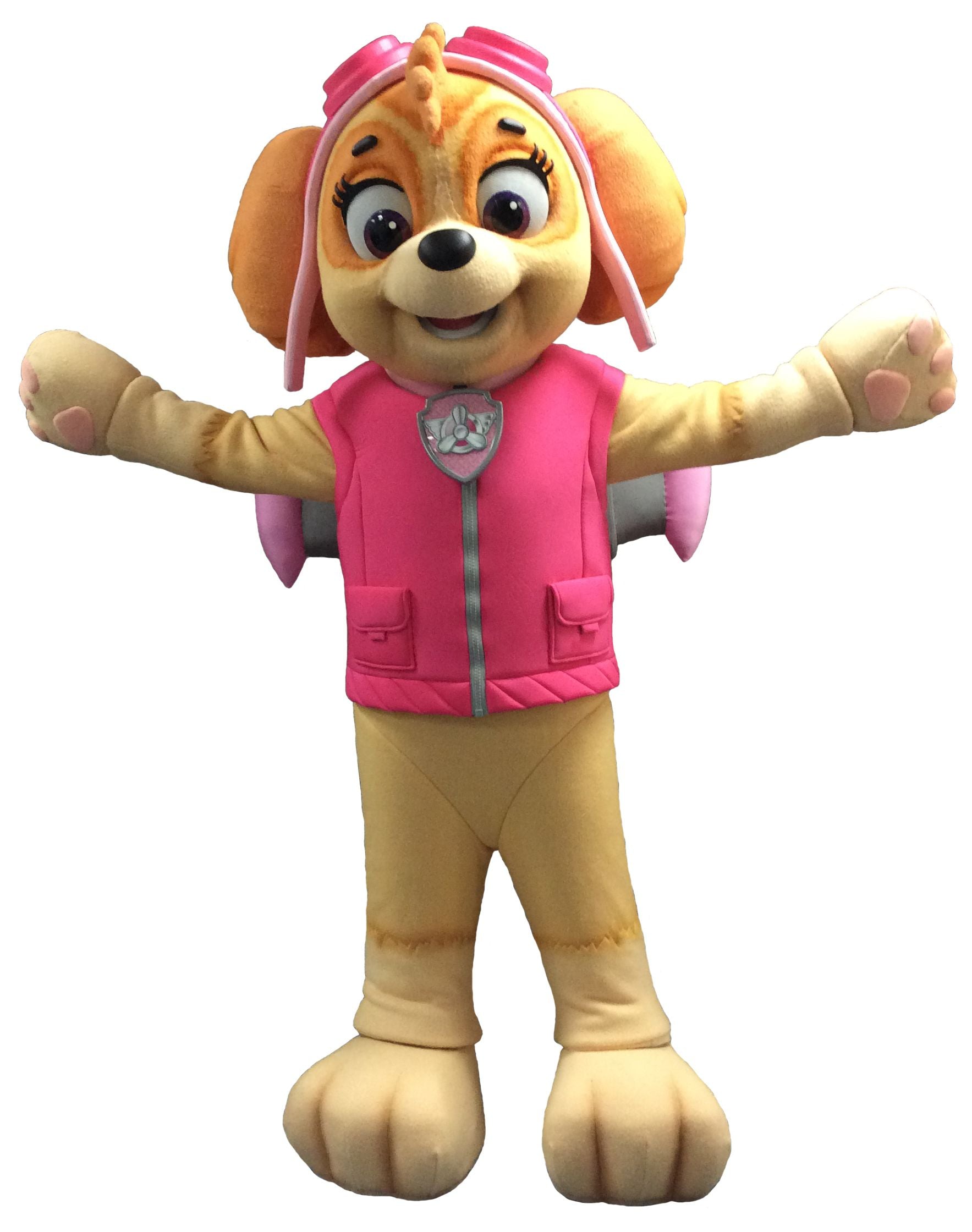 Pink Paw Helper Mascot- Costume with staff